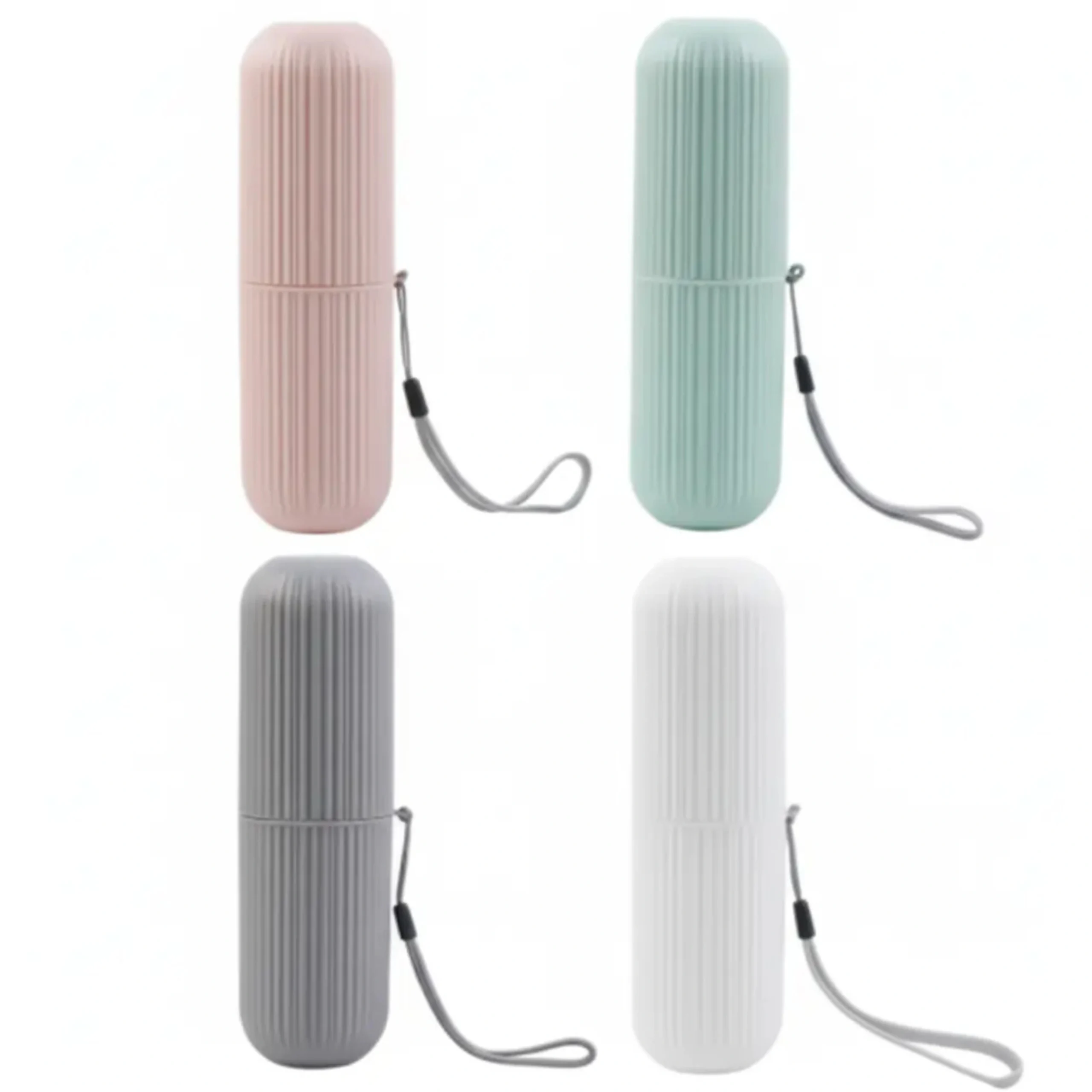 Portable Toothbrush & Toothpaste Holder – Travel & Camping Storage Case