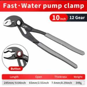 Quick-Release Water Pump Pliers – Adjustable Pipe Wrench for Plumbing