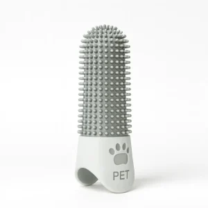 Pet Silicone Teeth Cleaning Fingerbrush – Cats & Dogs Tartar Remover