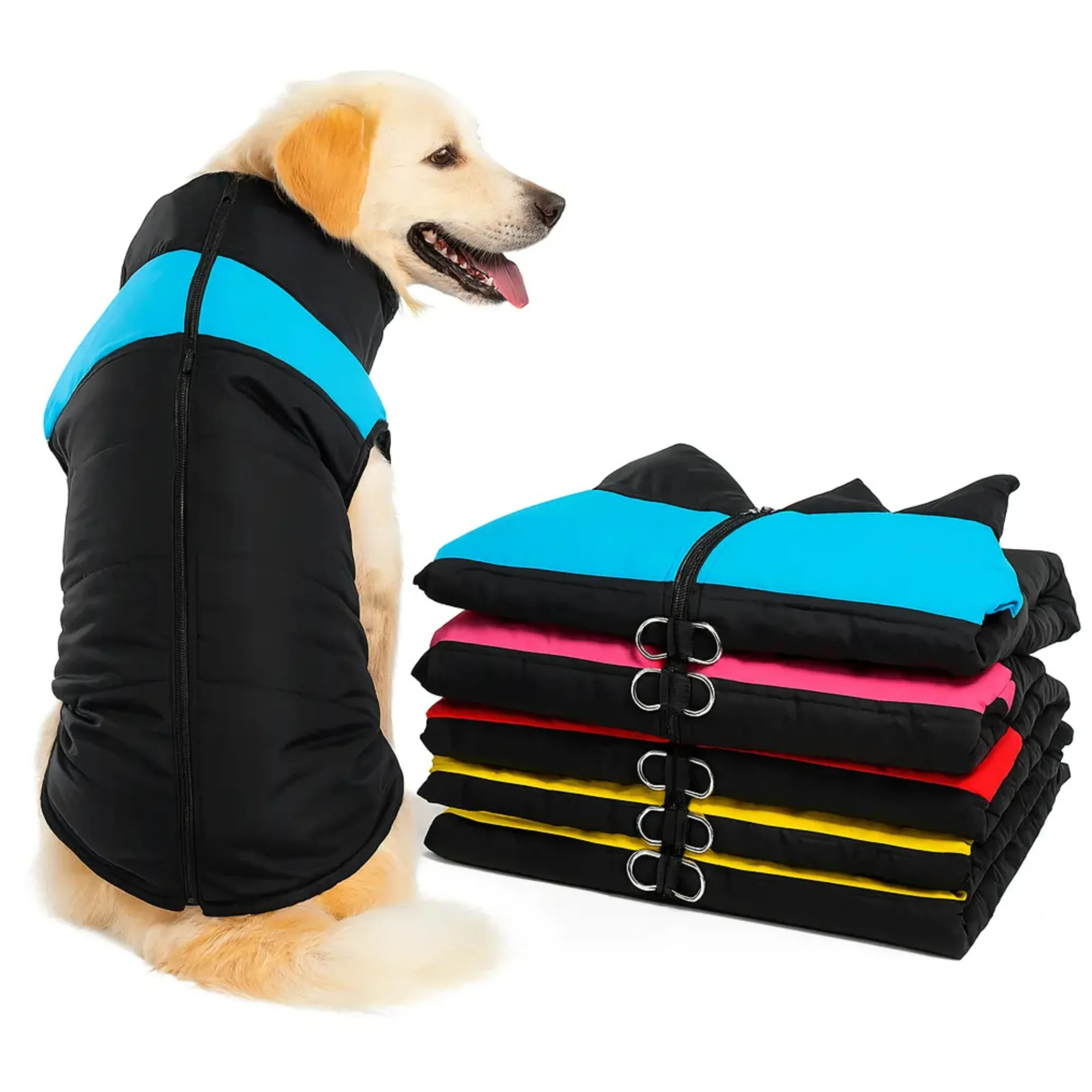 Winter Dog Coat – Waterproof Warm Jacket for Small, Medium & Large Dogs