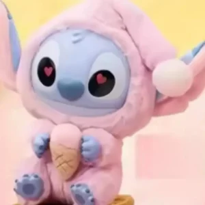 2025 New Miniso Disney Stitch Eat, Sleep Series Vinyl Blind Box Pendant Cute Doll Mystery Box Toy Plush Doll Holiday Gift